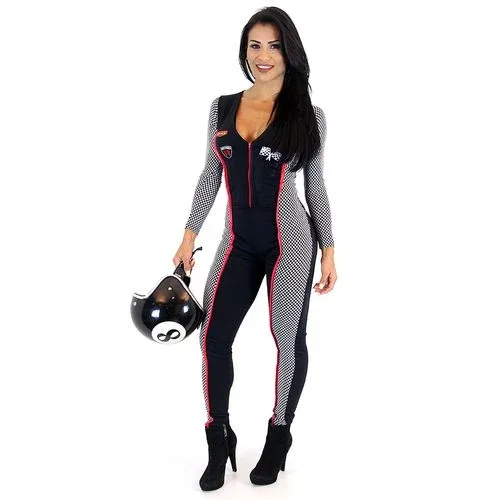Fantasia Race Girl Adulto e Infantil - Heat Girls