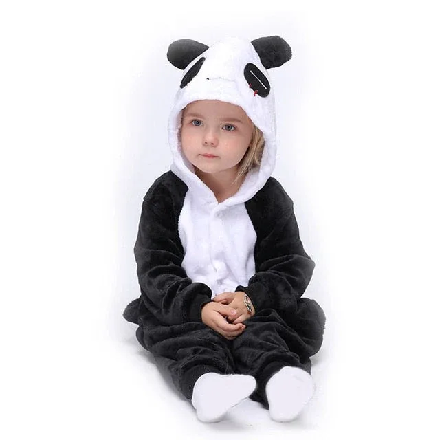 Pijama Panda Infantil e Adulto - Pronta Entrega