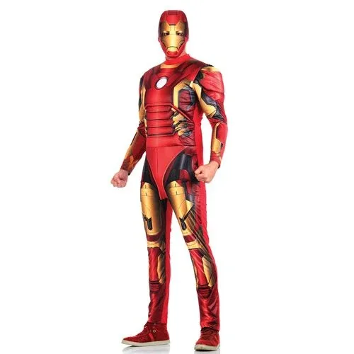 Fantasia Homem de Ferro com Peitoral Adulto e Infantil - Avengers