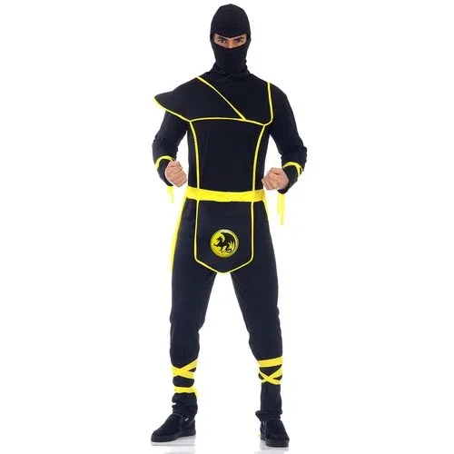 Fantasia Ninja Masculino Adulto e Infantil