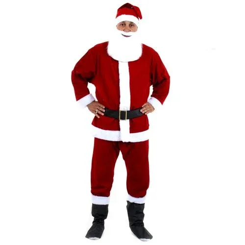 Fantasia Papai Noel Luxo Adulto e Infantil - Natal