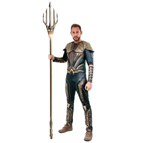 Fantasia Aquaman Adulto e Infantil Luxo - Liga da Justiça