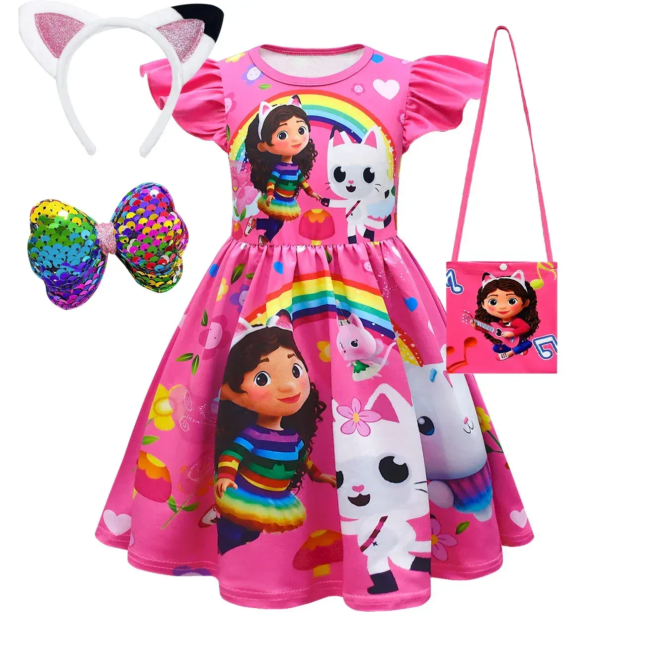 Fantasia Infantil e Adulto Gabby's Dollhouse
