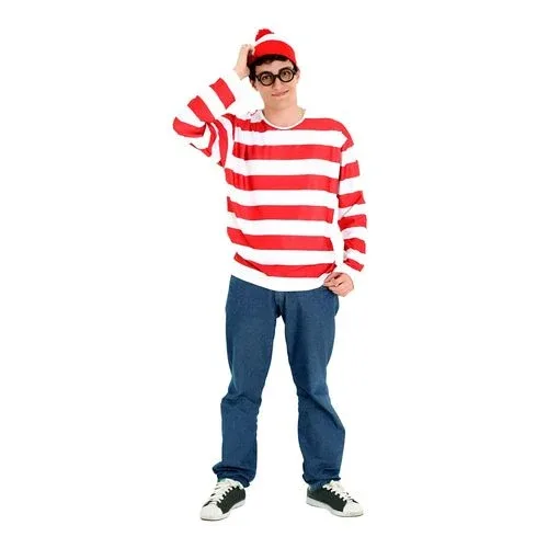 Fantasia Wally Adulto e Infantil - Onde está o Wally ? - Original