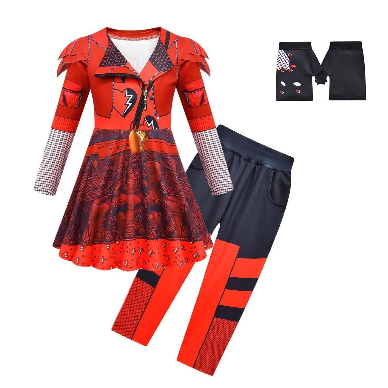 Fantasia Descendentes 4 Red Infantil e Adulto