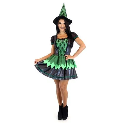 Fantasia Bruxa Wicked Adulto e Infantil - Heat Girls