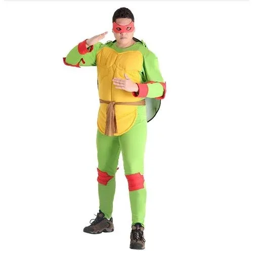 Fantasia Tartaruga Ninja Adulto e Infantil c/ Casco
