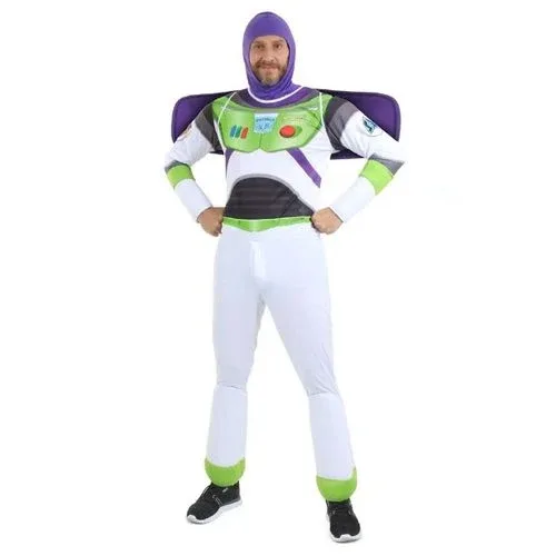 Fantasia Buzz Lightyear Adulto e Infantil com Asas - Toy Story