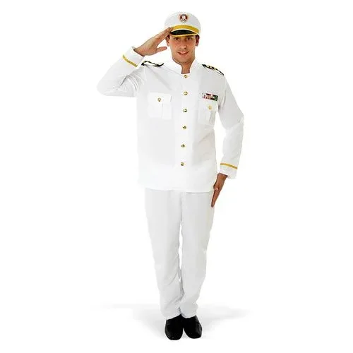 Fantasia Comandante Naval Adulto e Infantil - Carnaval