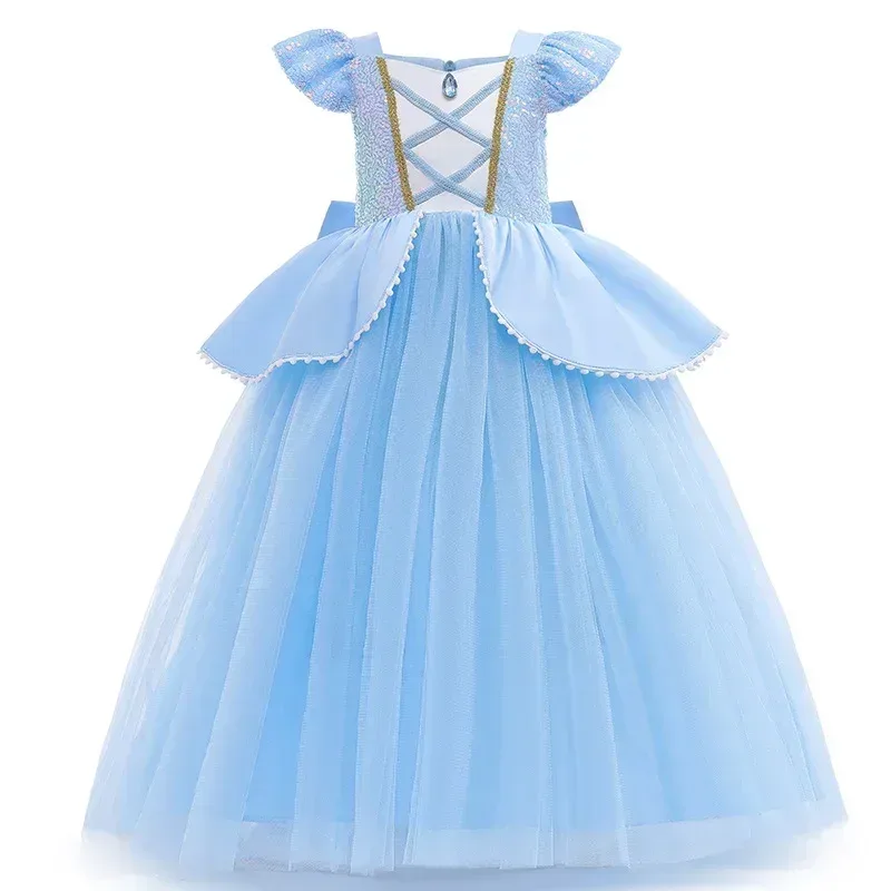 Fantasia Cinderela Infantil e Adulto Luxo