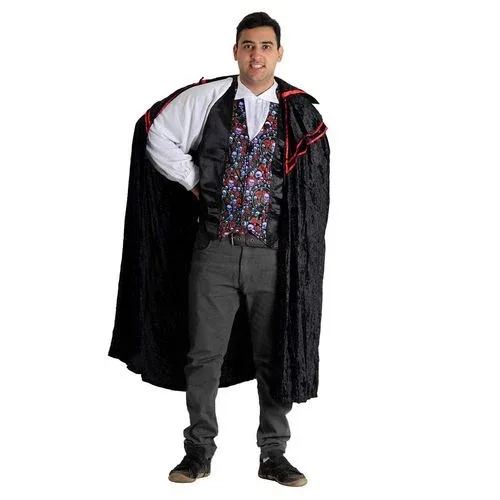 Fantasia Vampiro Plus Size Adulto e Infantil Luxo