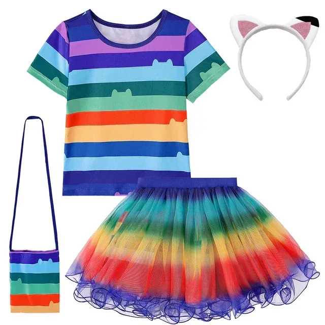 Fantasia Infantil e Adulto Gabby Dollhouse Verão