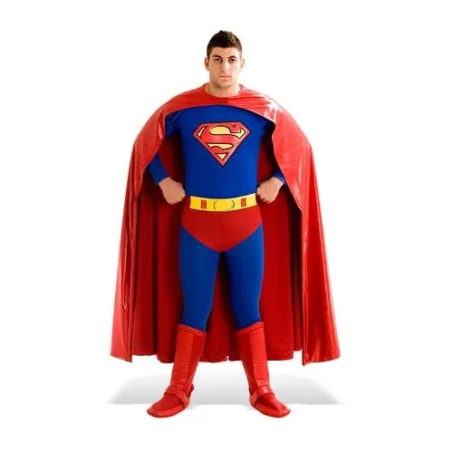 Fantasia Super-Homem Luxo Adulto e Infantil Com Capa Edição Limitada